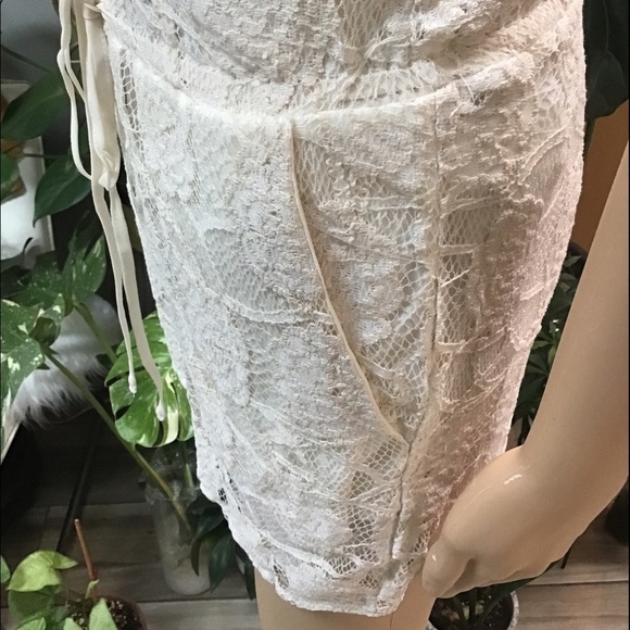 ZARA Lace Ramper Ecru Summer Jumpsuit New - Picture 6 of 11